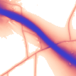 Daytime road noise heatmap for CO7 7RY