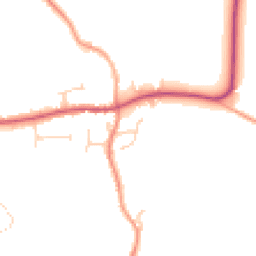 Daytime road noise heatmap for CO7 7TG