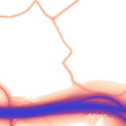 Daytime road noise heatmap for CO7 7TZ