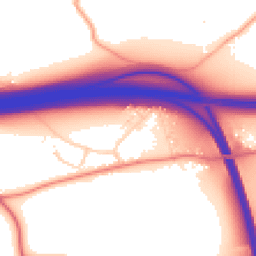 Daytime road noise heatmap for CO7 7UA