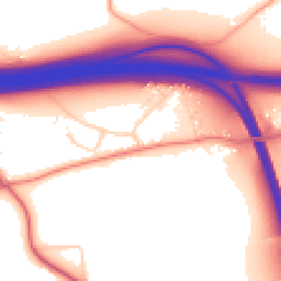 Daytime road noise heatmap for CO7 7UB