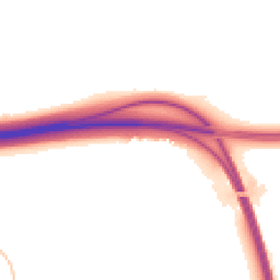 Night-time road noise heatmap for CO7 7UF