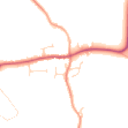 Daytime road noise heatmap for CO7 7WL