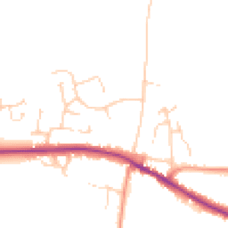 Daytime road noise heatmap for CO7 7YA
