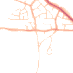 Daytime road noise heatmap for CO7 8AB