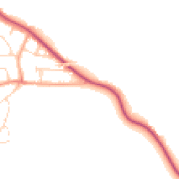 Daytime road noise heatmap for CO7 8BD