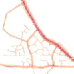 Daytime road noise heatmap for CO7 8DN