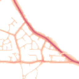 Daytime road noise heatmap for CO7 8DU
