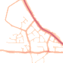 Daytime road noise heatmap for CO7 8DX