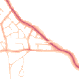 Daytime road noise heatmap for CO7 8ED