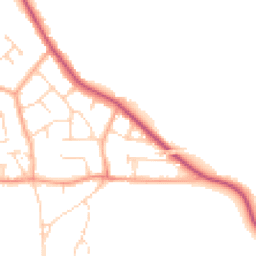 Daytime road noise heatmap for CO7 8EE