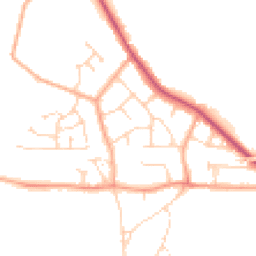 Daytime road noise heatmap for CO7 8EJ