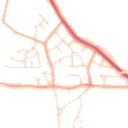 Daytime road noise heatmap for CO7 8EL