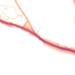 Daytime road noise heatmap for CO7 8EY