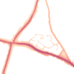 Daytime road noise heatmap for CO7 8FH