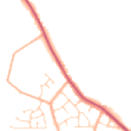 Daytime road noise heatmap for CO7 8FJ