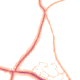 Daytime road noise heatmap for CO7 8GJ