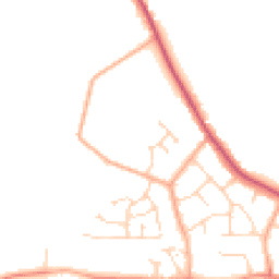 Daytime road noise heatmap for CO7 8GN