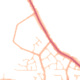 Daytime road noise heatmap for CO7 8GQ