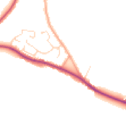 Daytime road noise heatmap for CO7 8HG