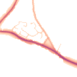 Daytime road noise heatmap for CO7 8HN