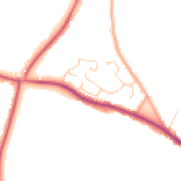Daytime road noise heatmap for CO7 8JR