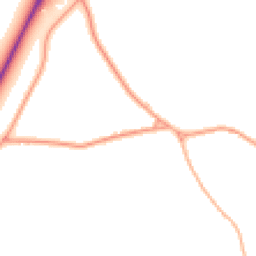 Daytime road noise heatmap for CO7 8SL
