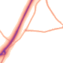 Daytime road noise heatmap for CO7 8SN