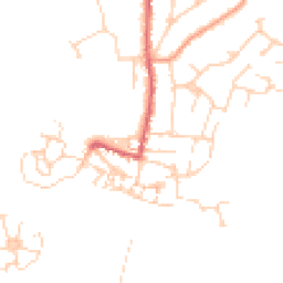 Daytime road noise heatmap for CO7 9AZ