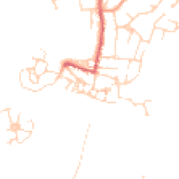 Daytime road noise heatmap for CO7 9BL