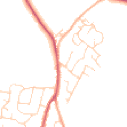 Daytime road noise heatmap for CO7 9HA