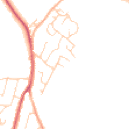 Daytime road noise heatmap for CO7 9HJ