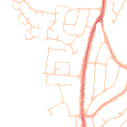 Daytime road noise heatmap for CO7 9PF