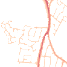 Daytime road noise heatmap for CO7 9QA