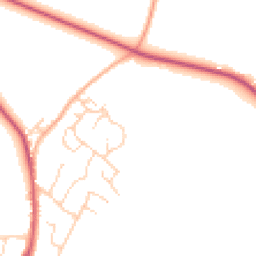 Daytime road noise heatmap for CO7 9SF