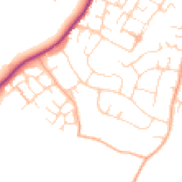 Daytime road noise heatmap for CO9 1AJ