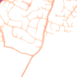 Daytime road noise heatmap for CO9 1AP