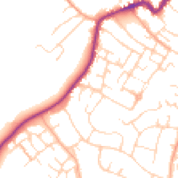 Daytime road noise heatmap for CO9 1AS
