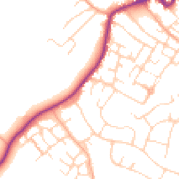 Daytime road noise heatmap for CO9 1AX