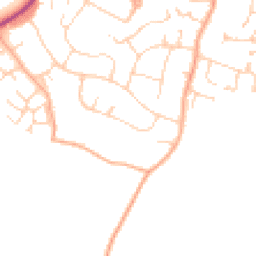 Daytime road noise heatmap for CO9 1BD