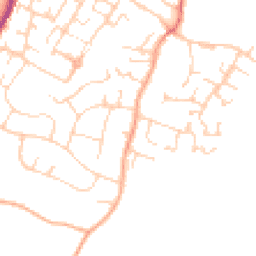 Daytime road noise heatmap for CO9 1BJ