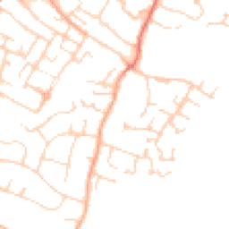Daytime road noise heatmap for CO9 1BL