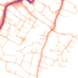 Daytime road noise heatmap for CO9 1BP