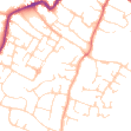 Daytime road noise heatmap for CO9 1BU