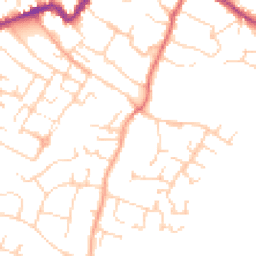 Daytime road noise heatmap for CO9 1BW