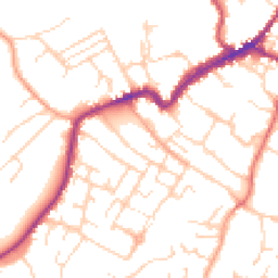 Daytime road noise heatmap for CO9 1DG