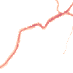 Night-time road noise heatmap for CO9 1DG