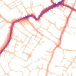 Daytime road noise heatmap for CO9 1DL