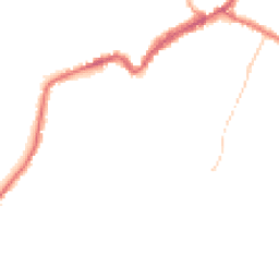 Night-time road noise heatmap for CO9 1DL