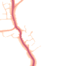 Daytime road noise heatmap for CO9 1FJ
